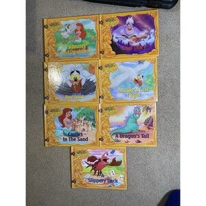 7 Vintage 1992 Disney The Little Mermaid’s Treasure Chest Books Disney Books